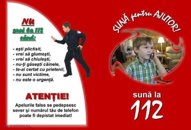 Un bărbat din Chișinău a fost AMENDAT cu 800 de lei, după ce a telefonat la 112 și a anunțat că pe stradă sunt polițiști în stare de ebrietate