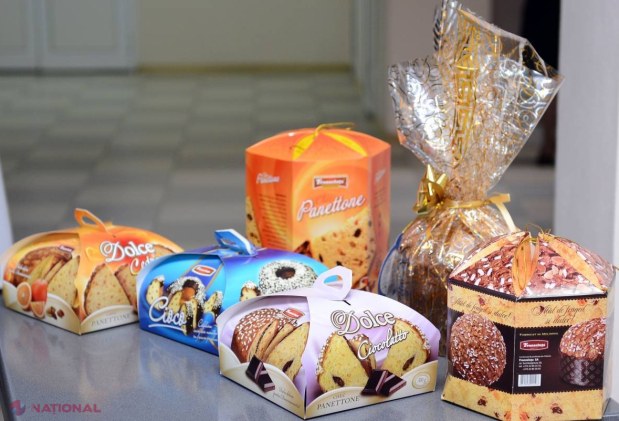 Panettone moldovenesc, după tehnologie italiană! Cozonacii marca SA „Franzeluța” au fost sfințiți de Mitropolitul Vladimir