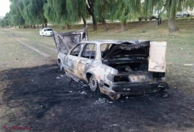 Caz CUTREMURĂTOR la Orhei: Au lovit cu mașina un bărbat, l-au bătut, după care l-au incendiat