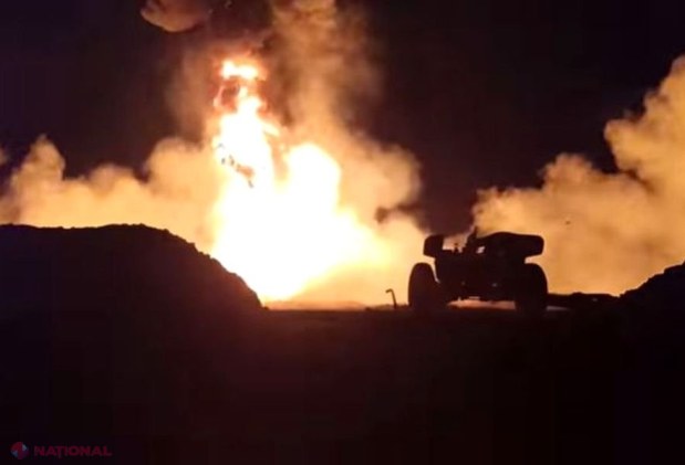 FOTO // Cu RUȘII nu te pui! Soluția TERIBILĂ la care au recurs pentru a stinge un incendiu izbucnit la o mega-sondă petrolieră