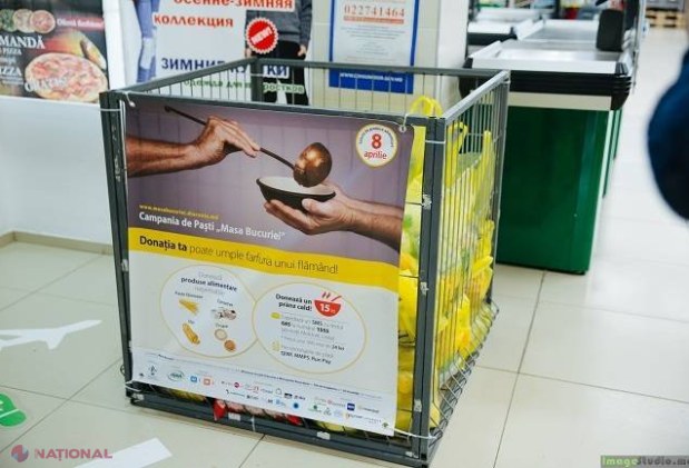 GENEROZITATEA cetățenilor R. Moldova: Tone de produse alimentare DONATE pentru cei nevoiași în ajun de Paște