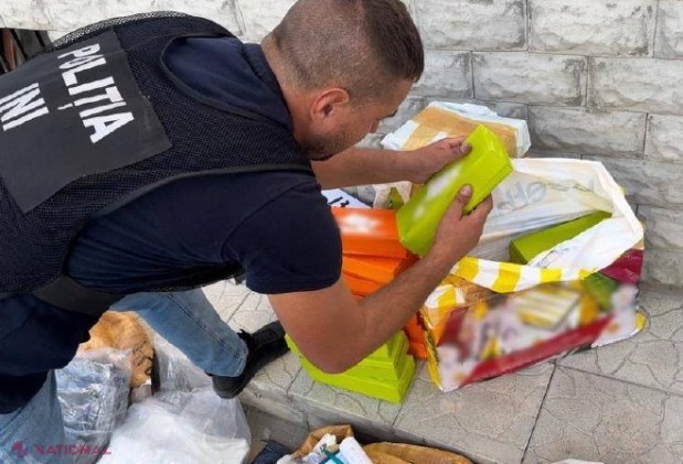 VIDEO // Contrabandă cu mărfuri de LUX din Turcia, în valoare de circa jumătate de MILION de lei la Giurgiulești. Cine sunt membrii grupării infracționale