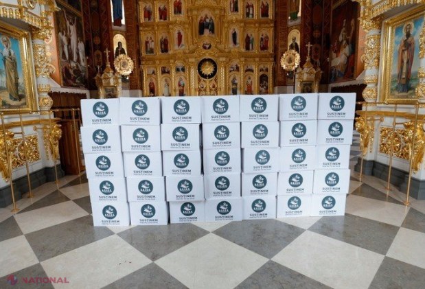 VIDEO, FOTO // Enoriașii Mănăstirii Curchi au primit cutii cu produse alimentare, oferite de Asociația A.S.I.C.S.