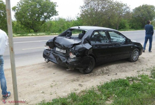 VIDEO // ACCIDENT pe Calea Ieșilor din capitală. A fost implicat un microbuz de rută