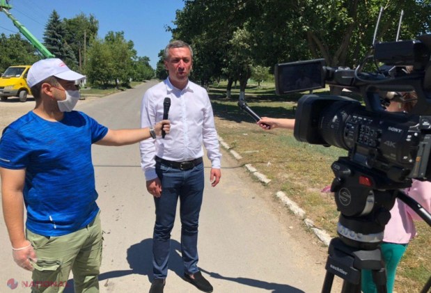 FOTO // Partidul „ȘOR” a dat start lucrărilor de iluminare stradală în comuna Doina, r. Cahul: „Nu vom permite autorităților să se răzbune pe cetățeni”
