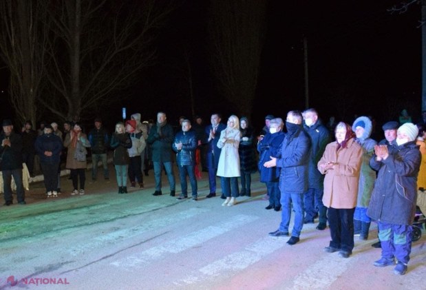Echipa Partidului ȘOR a finalizat proiectul iluminatului stradal în satul Curchi