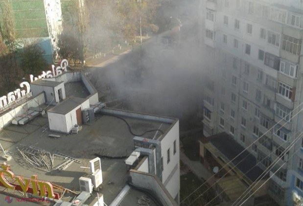 Un alt  incendiu în sectorul Botanica al capitalei