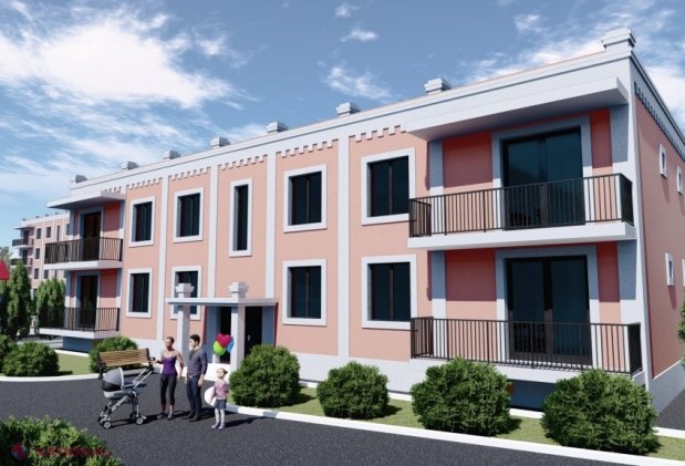 FOTO // Noi locuințe SOCIALE la Orhei: 500 lei lunar, fără dobândă, timp de 35 de ani