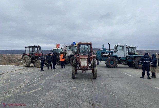 UPDATE // Drumul spre vama Leușeni a fost DEBLOCAT de fermieri