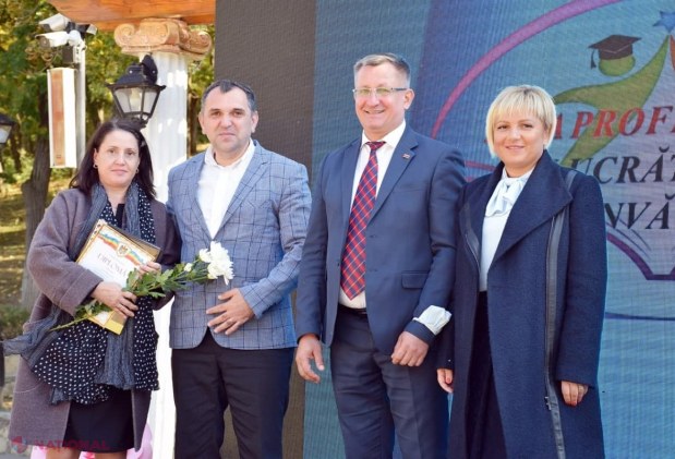 FOTO // Diplome, flori și PREMII pentru cadrele didactice din orașul și raionul Orhei, oferite în dar la inițiativa lui Ilan Șor