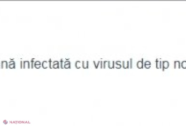 Prima persoană infectată cu virusul de tip nou COVID-19, tratată în Republica Moldova!