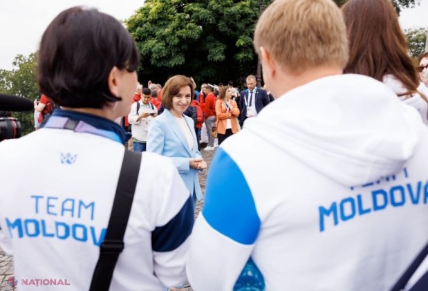VIDEO, FOTO // „Hai, MOLDOVA”! Maia Sandu s-a întâlnit la Paris cu cei 26 de sportivi, care vor reprezenta R. Moldova la Jocurile Olimpice de vară 2024