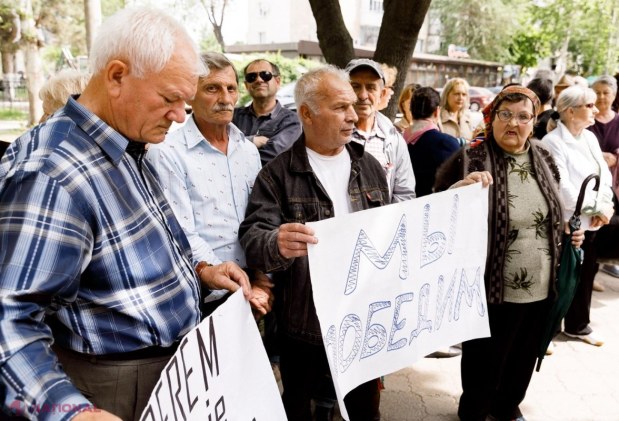 FOTO // Miting în susținerea lui Ilan Șor la Curtea de Apel Cahul