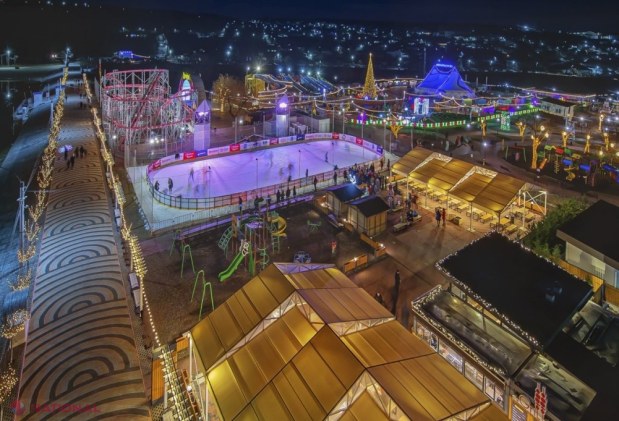 FOTO // S-a extins programul de iarnă al proiectului lui Ilan Șor – „Orheiland”. Parcul de distracții va activa până pe 1 martie
