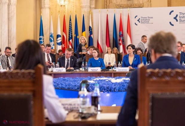 Maia Sandu, la Summitul Inițiativei celor Trei Mări: ,,În aceste vremuri zguduite de agresiunea Rusiei contra Ucrainei, este important să cooperăm, să dezvoltăm conexiunile de infrastructură și să sporim securitatea energetică regională