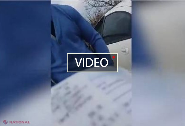 VIDEO // Șofer din Cimișlia, către polițist: „Eu sunt beat, cheamă grupa”. Oamenii legii susțin că acesta s-a victimizat și a devenit agresiv