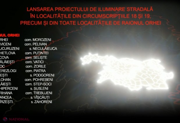 VIDEO // Ilan Șor anunță că de mâine încep lucrările de „ILUMINARE totală” în 104 localități din R. Moldova