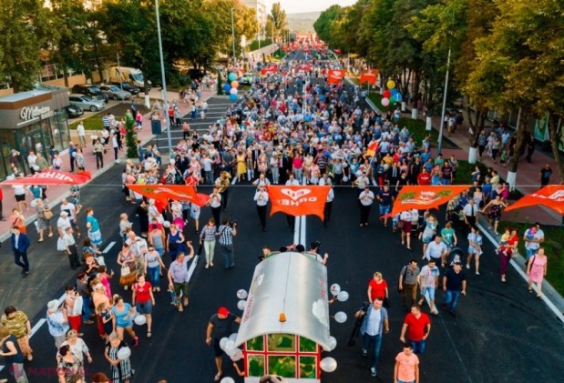 FOTO // Ilan Șor a inaugurat strada principală din Orhei, după ce aceasta a fost REPARATĂ capital