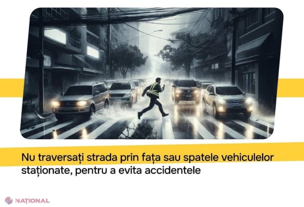 METEO // Cod galben de ploi puternice și vineri, până la amiază, în R. Moldova