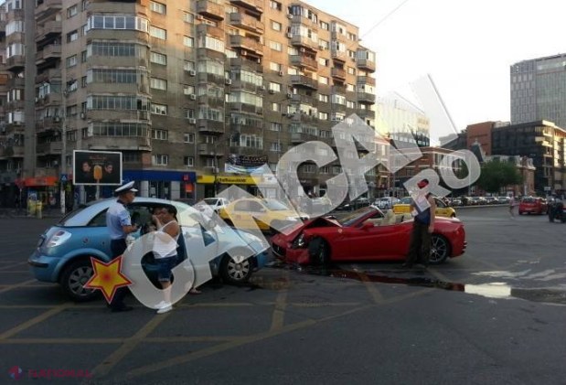 Adrian Minune în stare de șoc. Și-a făcut PRAF „Ferrari”-ul de 180.000 euro / FOTO