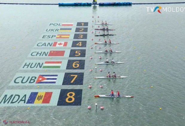 FOTO // Maria Olărașu și Daniela Cociu au ratat podiumul de premiere la Jocurile Olimpice, dar se numără printre cele mai bune opt echipaje din lume la canoe dublu pe distanța de 500 de metri