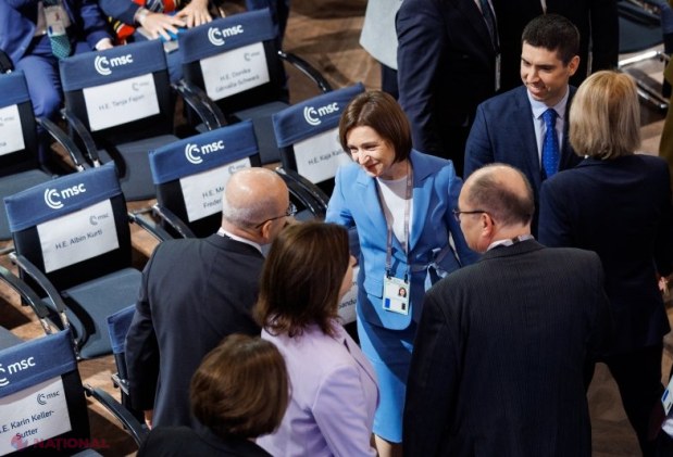 Maia Sandu, la München: „Unitatea europeană, cheia păcii și prosperității”