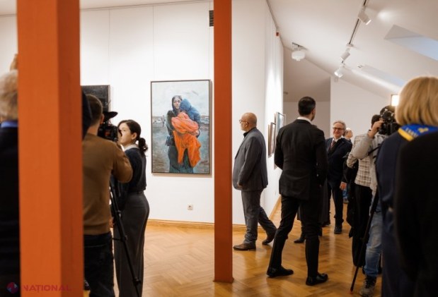 Maia Sandu: Expoziție de artă în memoria solidarității față de refugiați și curajului poporului ucrainean la Muzeul Național de Artă a Moldovei