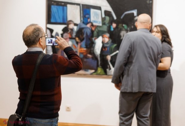 Maia Sandu: Expoziție de artă în memoria solidarității față de refugiați și curajului poporului ucrainean la Muzeul Național de Artă a Moldovei