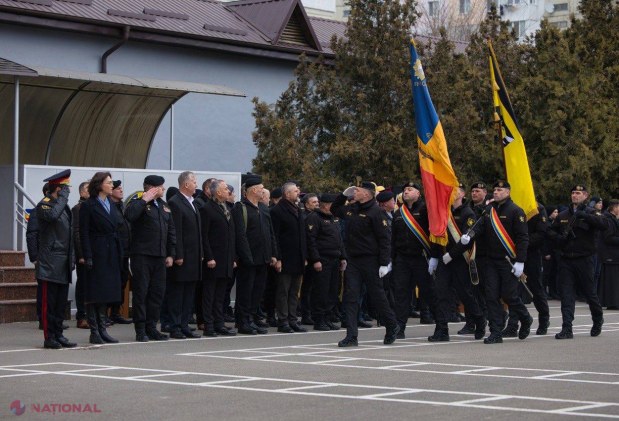 Comemorarea eroilor din Poliția Națională la 33 de ani de la Războiul pentru Independența Moldovei