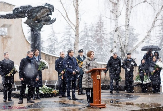 Maia Sandu onorează eroismul de pe Nistru la Ziua Memoriei și Recunoștinței în Republica Moldova