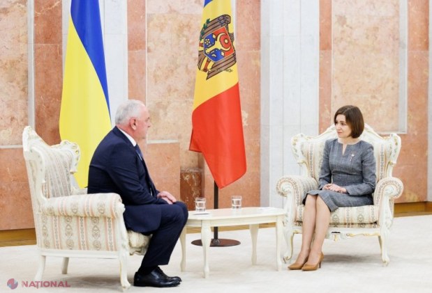 Maia Sandu l-a primit la Președinție pe noul ambasador al Ucrainei, reafirmând sprijinul pentru o pace durabilă în statul vecin
