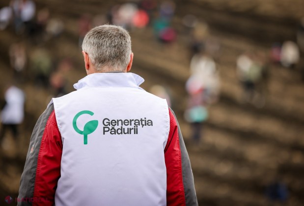 Mii de voluntari plantează 130.000 de puieți în Anenii Noi pentru reabilitarea fondului forestier național
