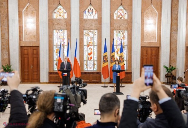 Maia Sandu și Petr Pavel întăresc relațiile dintre R. Moldova și Cehia, pentru un viitor european comun: „R. Moldova poate conta pe Cehia, așa cum Cehia a putut conta pe prietenii săi acum 20 de ani”