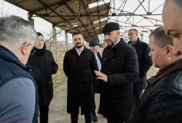 Viceprim-ministrul Vladimir Bolea și oficiali din România examinează modernizarea stației feroviare Prut 2 pentru eficientizarea transportului de marfă