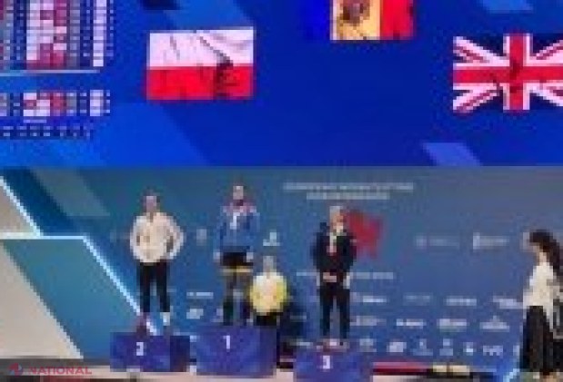 Elena Erighina scrie istorie pentru Moldova cu trei medalii de aur la Campionatul European de Haltere