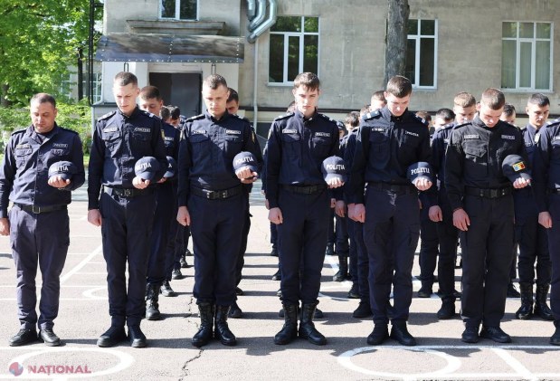 Zeci de tineri subofițeri încep cariera în Poliția Națională după absolvirea cursului de formare profesională inițială