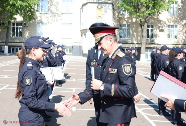 Zeci de tineri subofițeri încep cariera în Poliția Națională după absolvirea cursului de formare profesională inițială