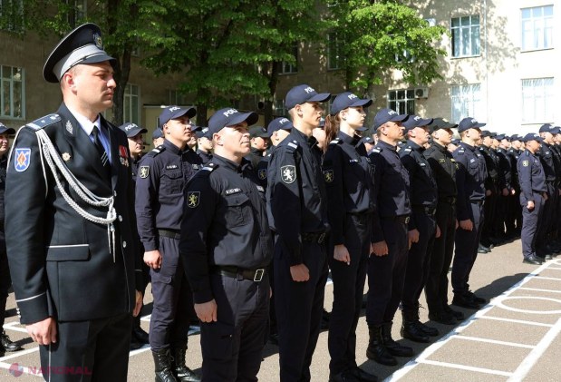 Zeci de tineri subofițeri încep cariera în Poliția Națională după absolvirea cursului de formare profesională inițială