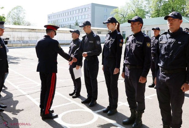 Zeci de tineri subofițeri încep cariera în Poliția Națională după absolvirea cursului de formare profesională inițială