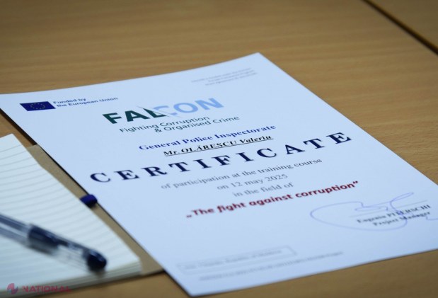 „FALCON”: Proiect european pentru a combate corupția printre polițiștii din R. Moldova