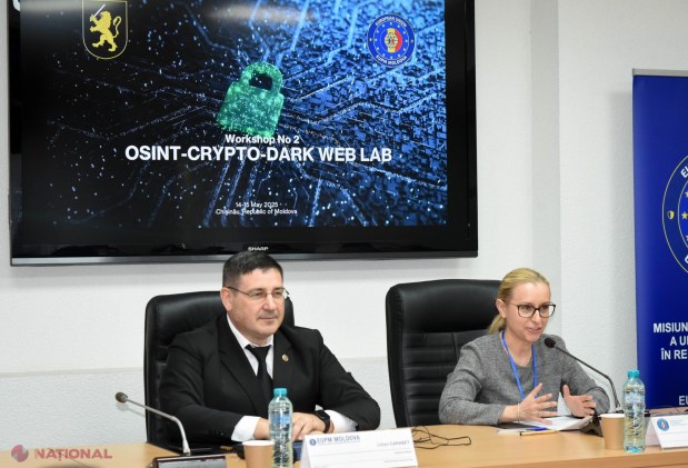 Polițiștii de investigație din R. Moldova își perfecționează abilitățile în analizarea tranzacțiilor cu criptomonede și activitățile pe dark web