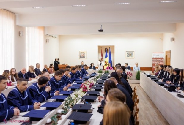 Maia Sandu îndeamnă noii absolvenți ai Institutului Național al Justiției să protejeze democrația și dreptatea
