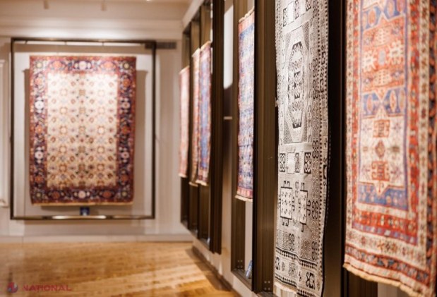 Maia Sandu vizitează expoziția de covoare azere de Ziua Independenței Azerbaidjanului, simbol al dialogului intercultural și al relațiilor bilaterale strânse