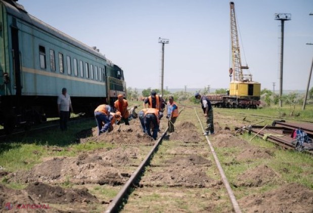 Inspecție pe șantierele feroviare Văleni și Prut-2: Lucrări de consolidare a terasamentului și modernizare pentru a relua circulația trenurilor pe linia Cantemir-Fălciu