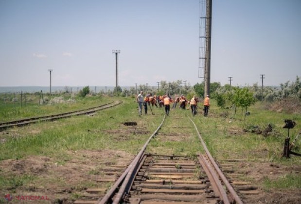 Inspecție pe șantierele feroviare Văleni și Prut-2: Lucrări de consolidare a terasamentului și modernizare pentru a relua circulația trenurilor pe linia Cantemir-Fălciu