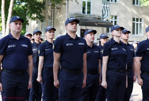 Noua promoție de polițiști debutează cu entuziasm în serviciul public național