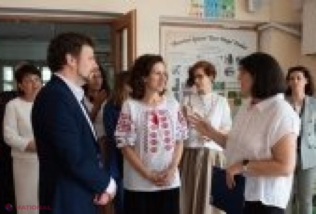 Vizită europeană la liceul din Criuleni: Laboratoare moderne și sprijin UE pentru educația moldovenească