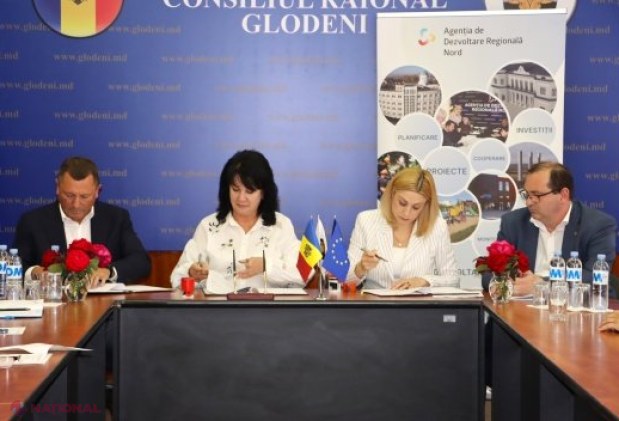 22.000 de locuitori din Glodeni vor beneficia de apă potabilă printr-o nouă rețea de apeduct magistral de 22 km