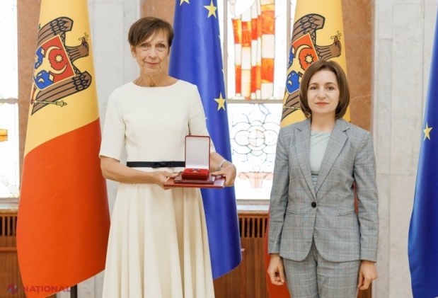 Maia Sandu onorează trei ambasadori europeni la final de mandat cu Ordinul de Onoare în semn de apreciere pentru relațiile de cooperare