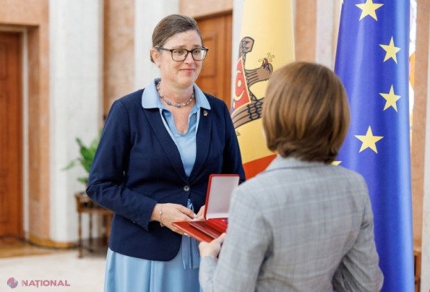 Maia Sandu onorează trei ambasadori europeni la final de mandat cu Ordinul de Onoare în semn de apreciere pentru relațiile de cooperare
